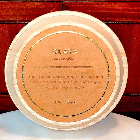 DW HOME CANDLE GUAVA 2 WICK RICHLY SCENTED NEW 21 oz HANDCRAFTED - Picture 6 of 7